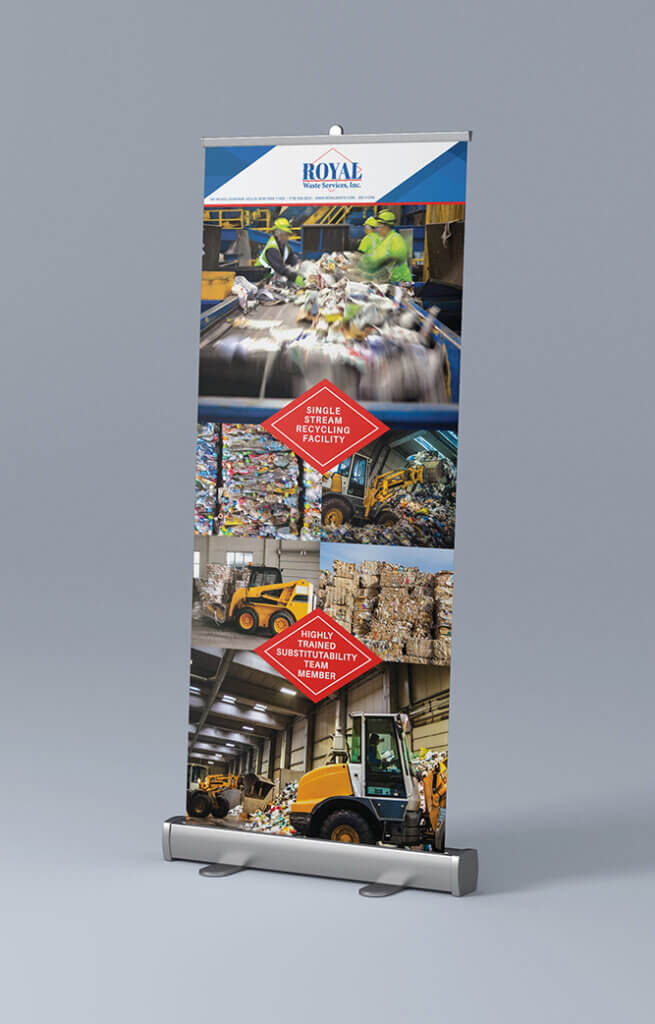 Royal Waste Solutions brochure design and print by Thinkhouse ad agency