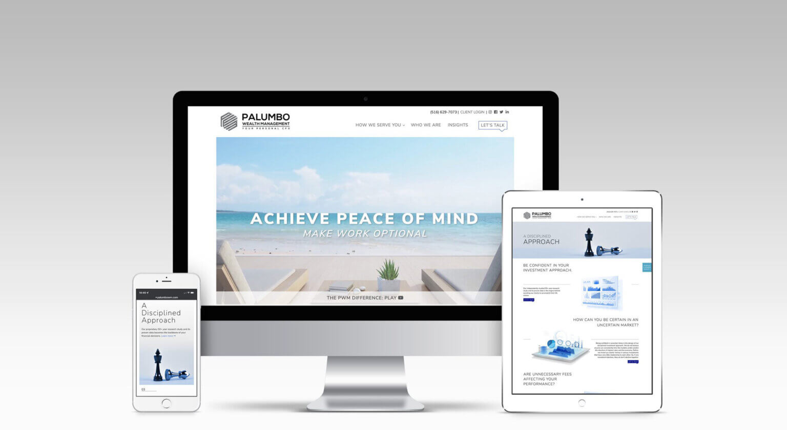 Palumbo Web design and development by Thinkhouse Long Island Web design agency